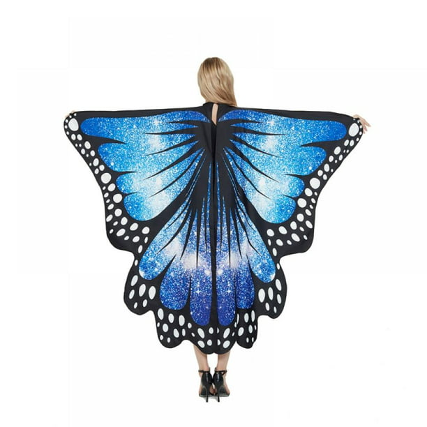 1pc Butterfly Wings Costume Cape Adult Women Teen Girls Halloween Fancy Dress